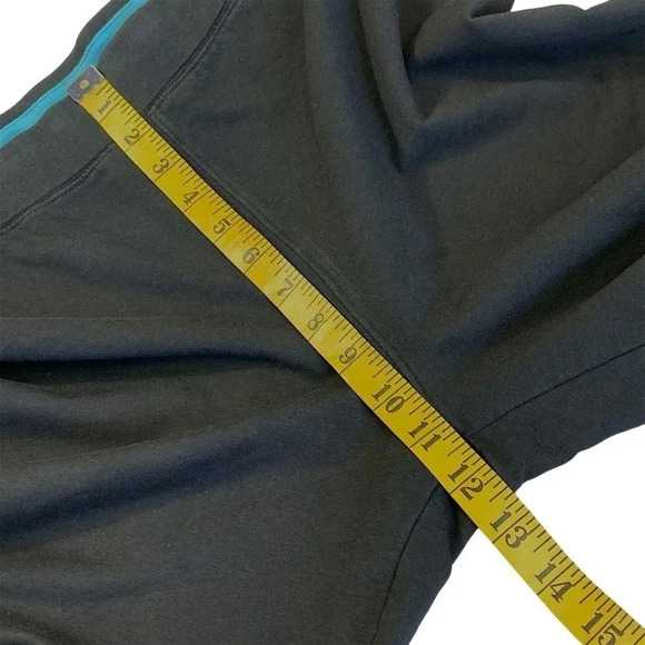 Talbots Vintage 90s Activewear Flare High Waist Sweatpants Women Size M Black - Picture 12 of 15